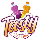 tasty libation logo with soda bottles