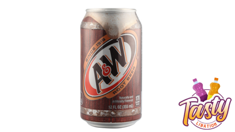 can of a&w root beer