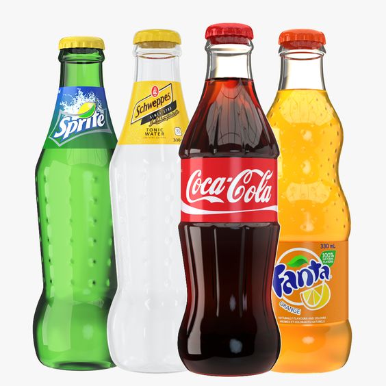 Sampler of bottled sodas