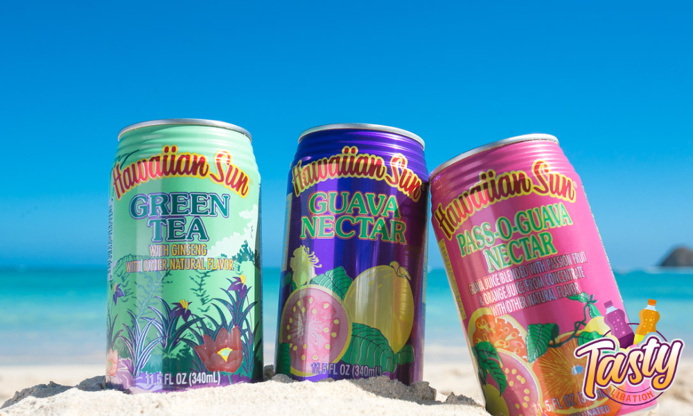 Hawaiian sun soda can varieties