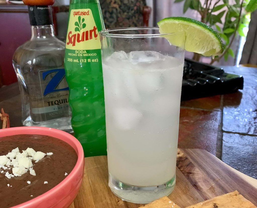 Paloma tequila and squirt