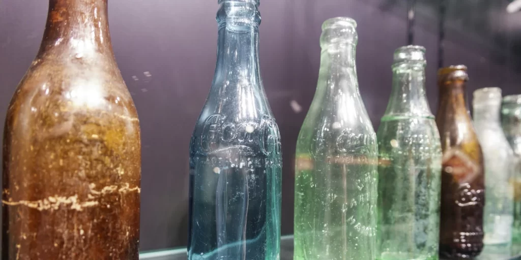 classic soda bottles