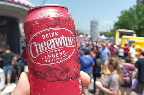 cheerwine soda can