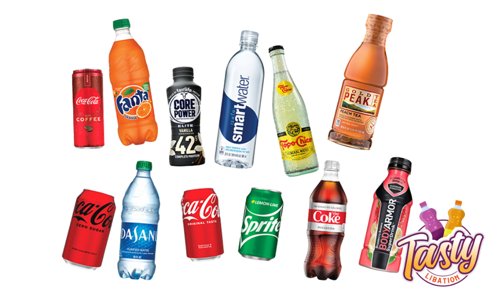 variety of sodas