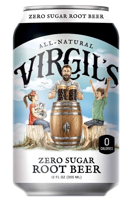 virgils rootbeer soda can