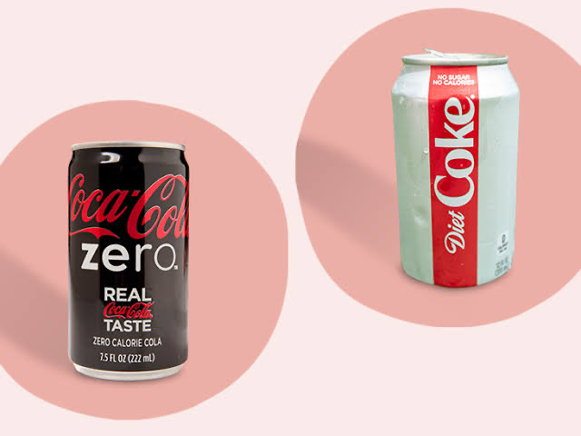 zero coke vs diet